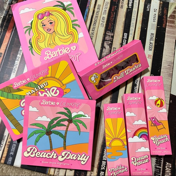 BUNDLE Colourpop X Barbie Beach Party Full Set - Picture 8 of 16